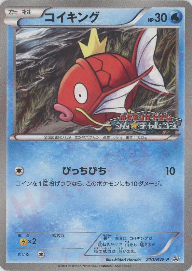 コイキング PROMO BW-Pプロモカード 210/BW-P 210-18 コイキング(PROMO){水}〈210/BW-P〉[BW-P] – 晴れる屋2 三宮店