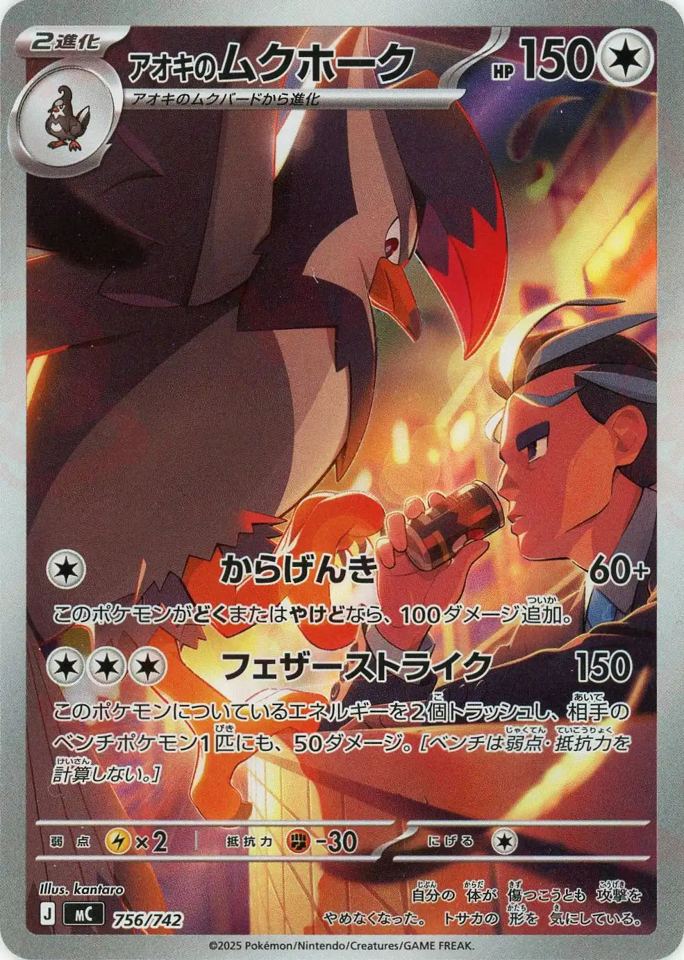 アオキのムクホーク:AR仕様(-){無}〈756/742〉[MC]